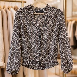 Elegant Patterned Women's Top